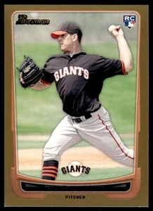 2012 Bowman Baseball Card Eric Surkamp Rookie San Francisco Giants #200 - Picture 1 of 2