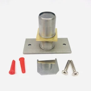 *NEW* CRL BRUSHED NICKEL DUST PROOF KEEPER PLATE NON-LOCKING AMR208BN - Picture 1 of 3
