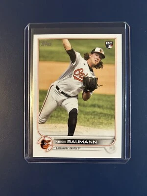 2022 Topps Series 2 - Rookie Card - Mike Baumann #502 - Baltimore Orioles - Image 1 of 2