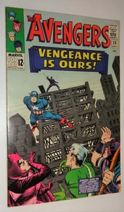 AVENGERS #20 WANDA HAWKEYE CAP HIGH GRADE 8.0-9.0 WHITE PAGES 2ND SWORDSMAN WOOD - Picture 1 of 3