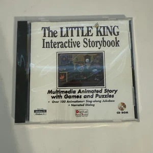 The LITTLE KING Interactive Storybook (PC-CD, 1995) Windows - NEW in Jewel Case - Picture 1 of 2