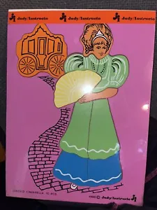 Vintage Judy 1980 Cinderella Wooden Puzzle New 10 PCs - Picture 1 of 5