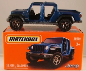 MATCHBOX POWER GRABS #36 '20 Jeep Gladiator, 2021 issue (NEW in BOX) - Picture 1 of 1