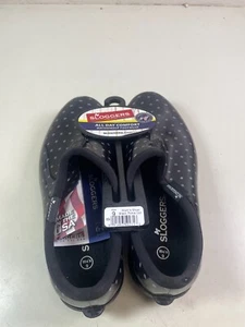 Sloggers Black Polka Dot Garden/Rain Waterproof Shoe Women's Size 9 NEW - Picture 1 of 11