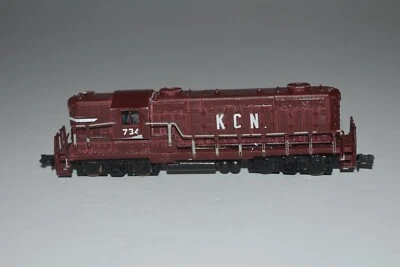 N Scale Life-Like custom Kansas City Northern GP-7 Diesel Locomotive C48707 - Image 1 of 4