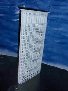 N Scale Flatiron Skyscraper High Rise Extreme Amount Of Detail! New Open Windows - Picture 1 of 6