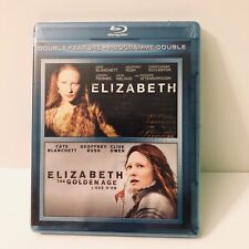 Elizabeth Double Feature Elizabeth The Golden Age Blu Ray DVD Sealed