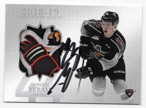 18/19 VANCOUVER GIANTS TEAM ISSUE AUTOGRAPH Hockey (#1-23) U-Pick From List