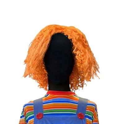 SOWEST Mens Halloween Chucky Style Messy Adult Fancy Dress Ginger Cosplay Wig