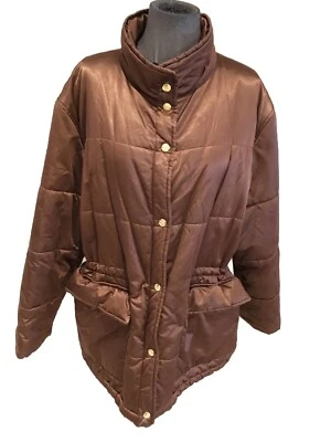Authentique Blouson D Hiver Marron Glacé Burberry 44/46  - Photo 1/4
