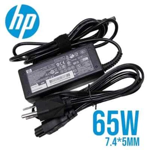 Genuine OEM Big Barrel HP Laptop Charger AC Power Adapter 65W 19.5V 3.33A 902990 - Picture 1 of 7