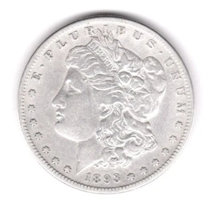 1893 S Morgan Dollar VF+++ Nice Eye Appeal Key To Series Absolutely Genuine - Picture 1 of 2