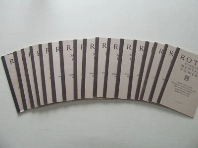 Roth Course in Mental Power by David Roth 1- 17 Issues - Independent Corp., 1921 - Image 1 of 4