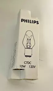 Philips 10C7DC 120V Indicator/Clear Bulb Lamp - NEW - Picture 1 of 2