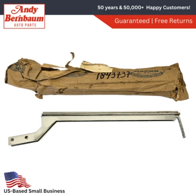 1957-1958 Dodge Plymouth Rear Left Side Door Window Chrome Frame 1843737 NOS - Image 1 of 4