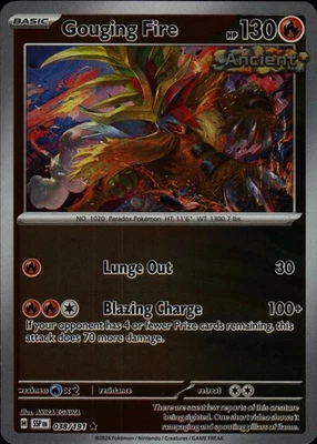 Gouging Fire - 038/191 Reverse Holo Promo Deck Exclusives 038/191 NM - Image 1 of 2