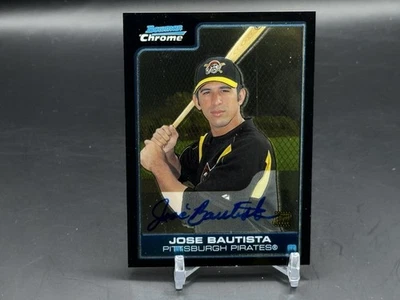 2006 BOWMAN CHROME #BC242 JOSE BAUTISTA PROSPECTS AUTO - Image 1 of 2