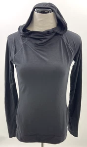 GapFit Breathe Pullover Hoodie Schwarz Langarm Activewear Oberteil XS - Bild 1 von 9