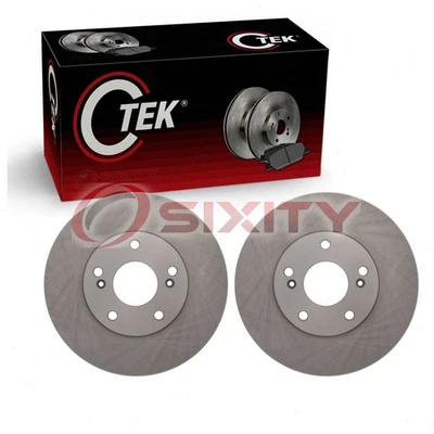 2 rotores de freno de disco delanteros centrados para Honda Accord 1998-2017 2,4 L 3,0 L L 4 xq Foto 1 de 4