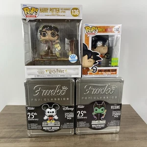 Funko 4 Stück Harry Potter Mickey Maleficent Goku - Bild 1 von 11