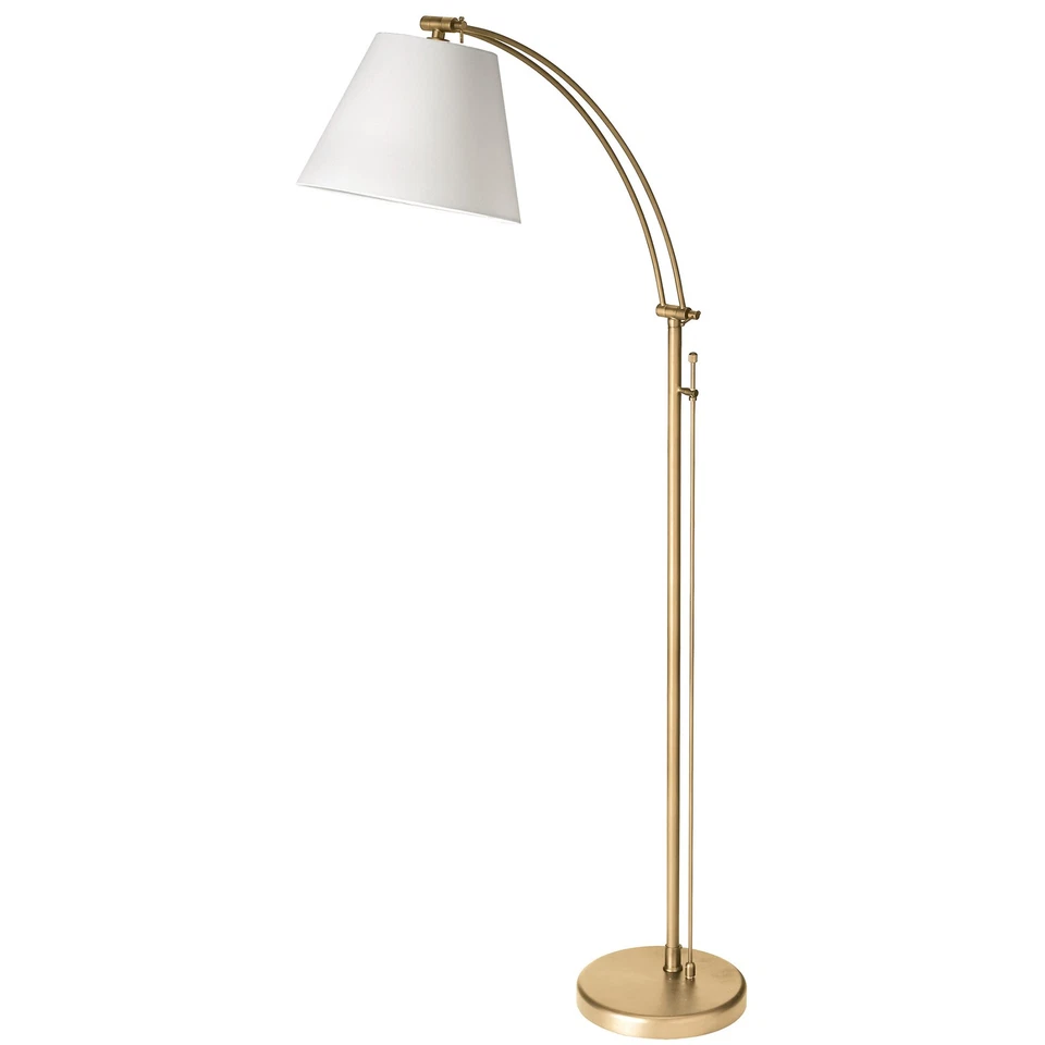 Dainolite DM2578-F Felix 61" Tall Arc Floor Lamp - Brass - Image 1 of 4