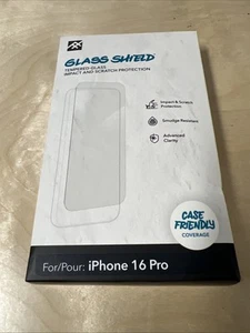 Zagg iFrogz Apple iPhone 16 Pro Glass Shield Tempered Glass Screen Protector - Picture 1 of 3