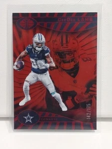 2024 Panini Illusions CeeDee Lamb #19 Red Trophy Collection /175 Cowboys - Picture 1 of 2