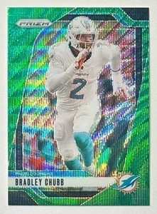 2024 Prizm Bradley Chubb Green Wave Prizm Refractor SP #181 Miami Dolphins NFL - Bild 1 von 12