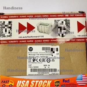 New AB 1763-L16DWD MicroLogix 1100 16 Point Controller 1763L16DWD US Free Tax - Picture 1 of 3