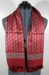 Vintage Perla 100% Seta Marrone 48 in Sciarpa Opera Frange Cavalli Equitazione Ferri di Cavallo - Foto 1 di 11