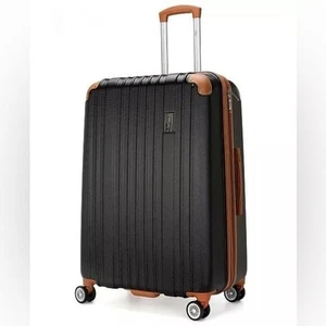 Miami CarryOn Collins 20” Expandable Retro Spinner Luggage suitcase travel bag - Picture 1 of 10