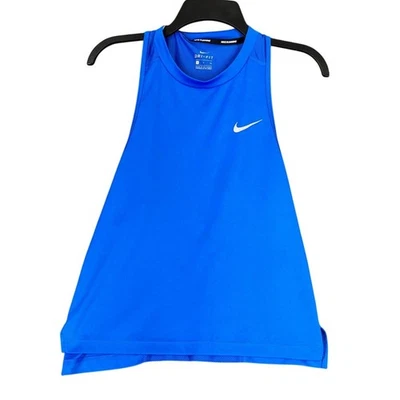 Nike Running Dri-FIT Tank Top Womens Small Sleeveless Blue Athletic Training Run - Image 1 of 4