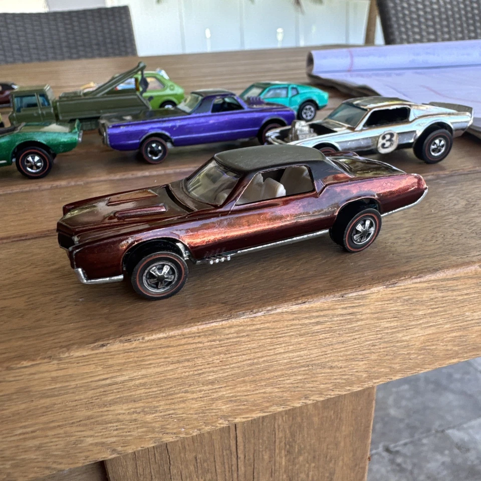 Hot Wheels Custom Eldorado - Brown - Vintage 1968 Redline - Image 1 of 4