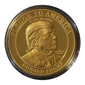 Trump Coin Pledge To AMERICA KEEP AMERICA 2020 Kampagne "Build The Wall" mit COA - Bild 1 von 5