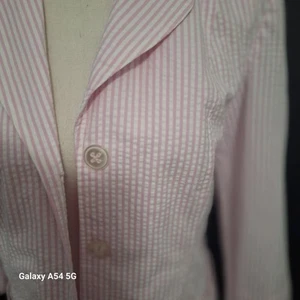 Jacke Misses Gr. S von Koret, rosa Seersucker, 3/4 Arm für den Sommer - Bild 1 von 9