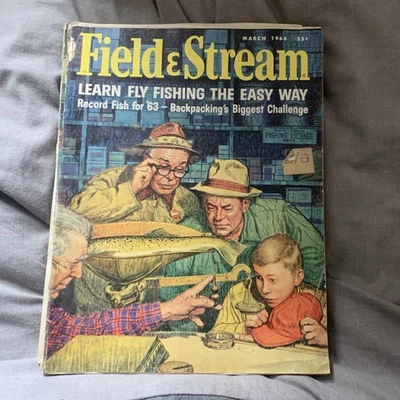Field & Stream mar 1964 vintage hunting & fishing magazine - Image 1 of 4