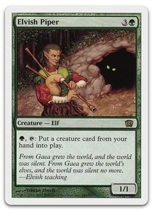 Elvish Piper #244 (LP) 8th Edition 8ED Magic MTG - Picture 1 of 2