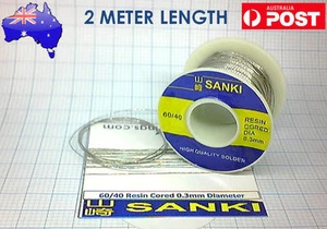 Sanki Solder 0.3mm 2 Meter Length 60% 40% resin core - Picture 1 of 6