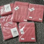 Towel Bale Set X 5 Inc Hand Towels, Bath Towels & Bath Sheet Dark Pink / Red
