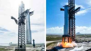 SpaceX Starship and orbital launch tower - Display Model -1:144 Scale - Picture 1 of 13