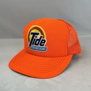 Vintage 80’s Tide Detergent Advertisement Trucker Hat “tide racing team” Patch - Picture 1 of 10