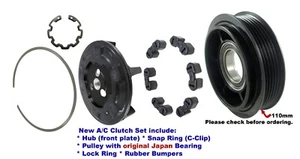 NEW A/C Compressor Clutch KIT pulley for Mercedes E350 7SEU17C 6SEU16C 6 GROOVE - Picture 1 of 1