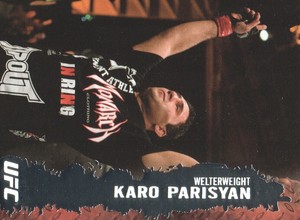 2009 Topps UFC Trading Cards #12 Karo Parisyan