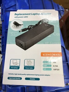 Acer HP Compaq Compatible 19V 4.74A Laptop Charger with 5.5mm x 2.5mm Tip - Picture 1 of 2