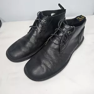"Botas de Cuero Negro ""Doc"" Dr Martens Air Wair Sussex Para Hombre Talla EE. UU. 11.5, 46 EU - Imagen 1 de 18
