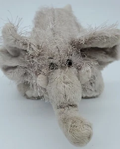 Ganz Webkinz Lil'Kinz Gray Elephant Plush NO CODE Stuffed Gift Fuzzy Hairy Sweet - Picture 1 of 9
