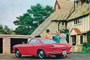 Volvo P1800, 1961, postal promocional, 6x4 pulgadas de Europa - Imagen 1 de 2