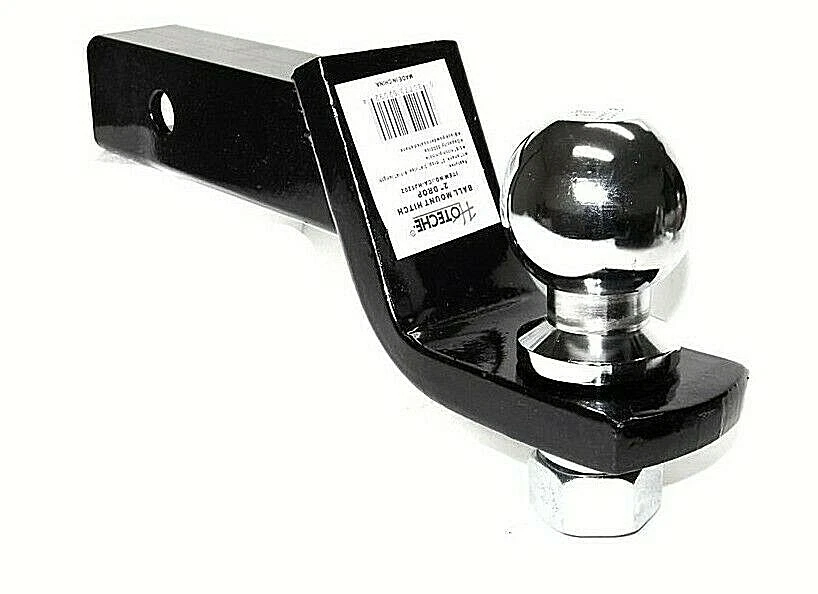 2" Drop Hitch for 2" Receiver Trailer Ball Mount with 2-5/16" Hitch ball set  - Image 1 of 1