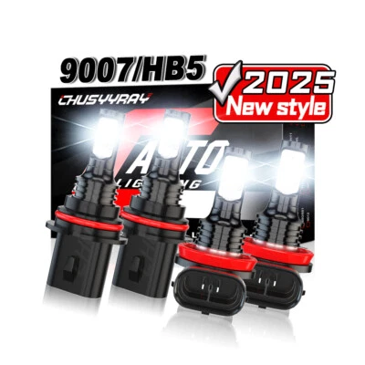 Para Suzuki SX4 2007-2013 4x Combo 9007&H11 Faros LED Faros Antiniebla Bombillas Blancas Foto 1 de 4