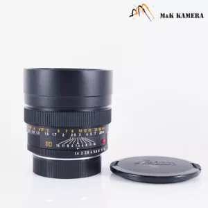 LEITZ Leica Summilux-R 80mm/F1.4 E67 Lens Yr.1980 Germany #23013 - Picture 1 of 9